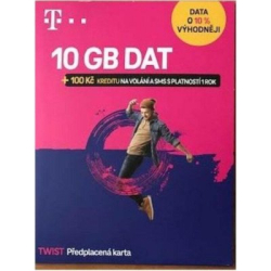 T-Mobile SIM Twist s Námi 10GB