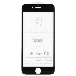 Tvrzené sklo 5D FULL GLUE iPhone 12, 12 PRO (6,1) černá (bulk)