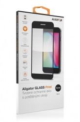 Aligator Ochranné tvrzené sklo GLASS PRINT, Samsung A13 (5G), černá, celoplošné lepení