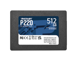 PATRIOT P220/512GB/SSD/2.5"/SATA/3R