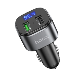 Transmitér FM Bluetooth HOCO E67, QC 3.0 18W, 2xUSB, barva černá