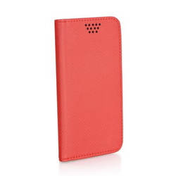 Pouzdro Smart book universal 4,7" - 5,0" červené