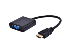 Gembird Adapter HDMI-A - VGA (M/F), černý